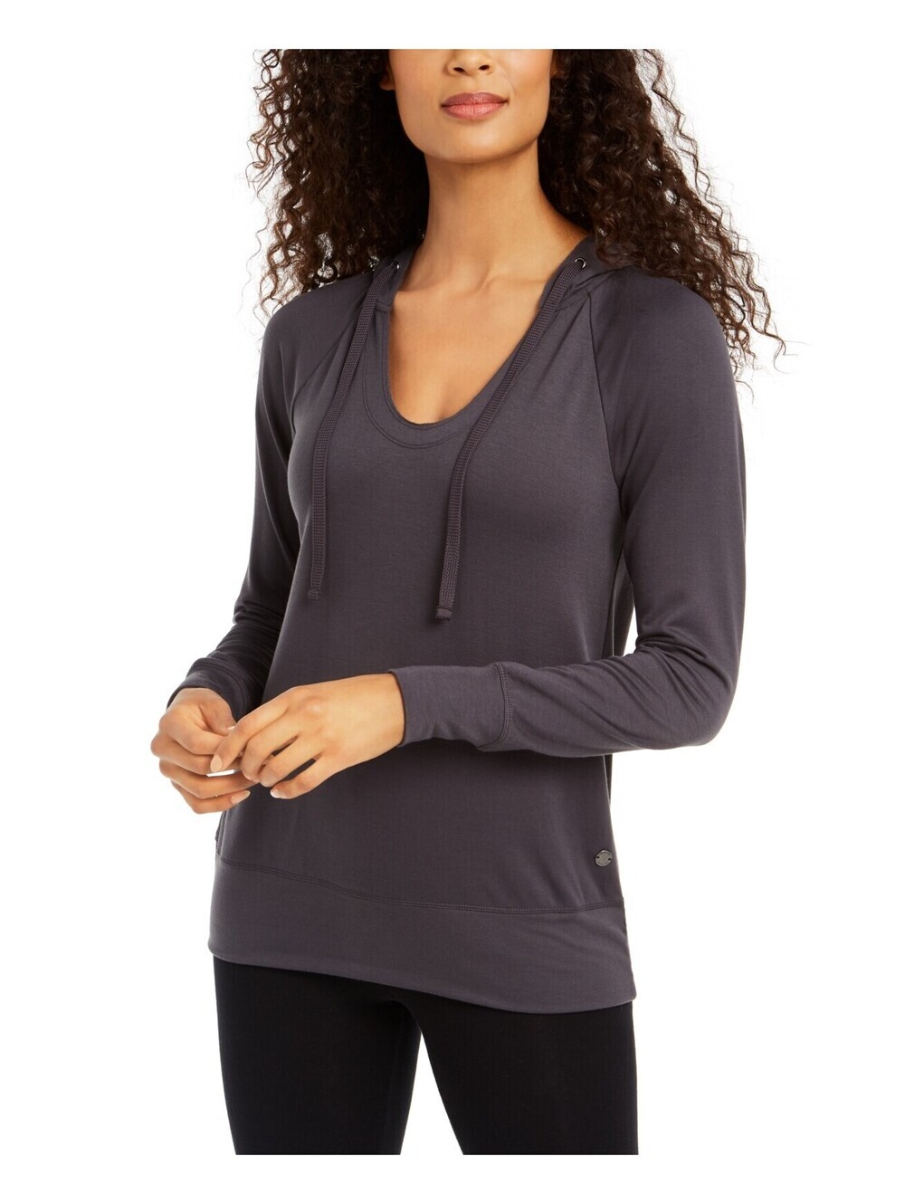 Ideology Womens Heathered Hoodie Size S
